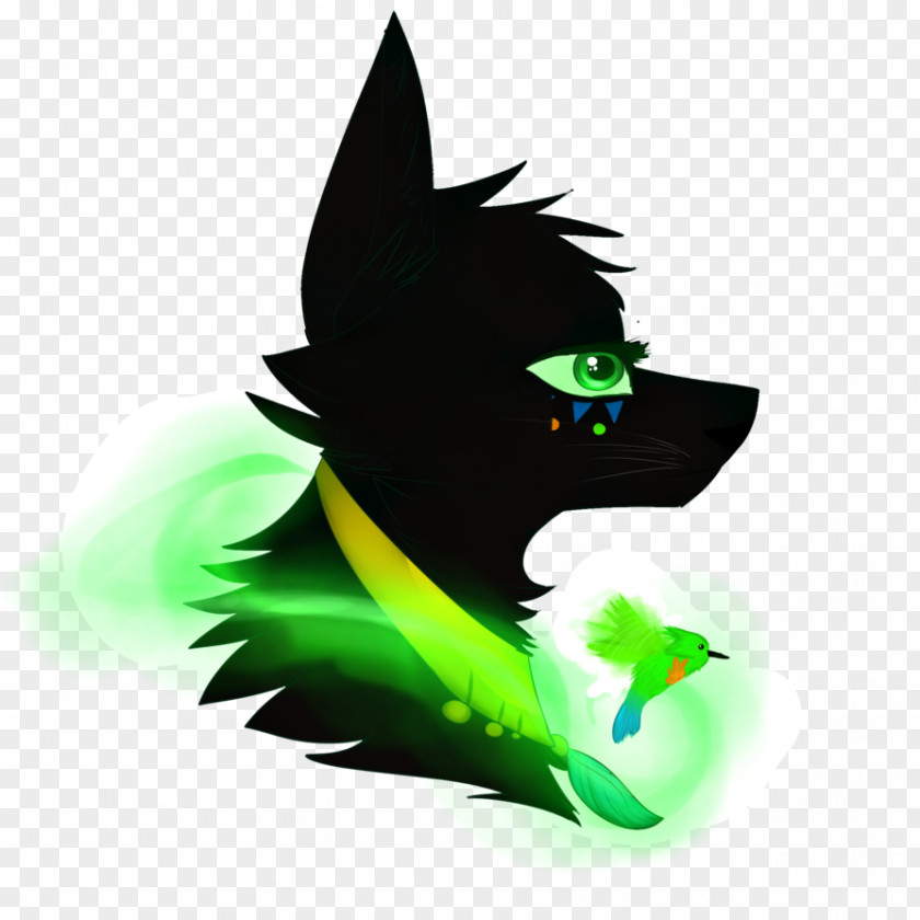 Cat Green Tail PNG