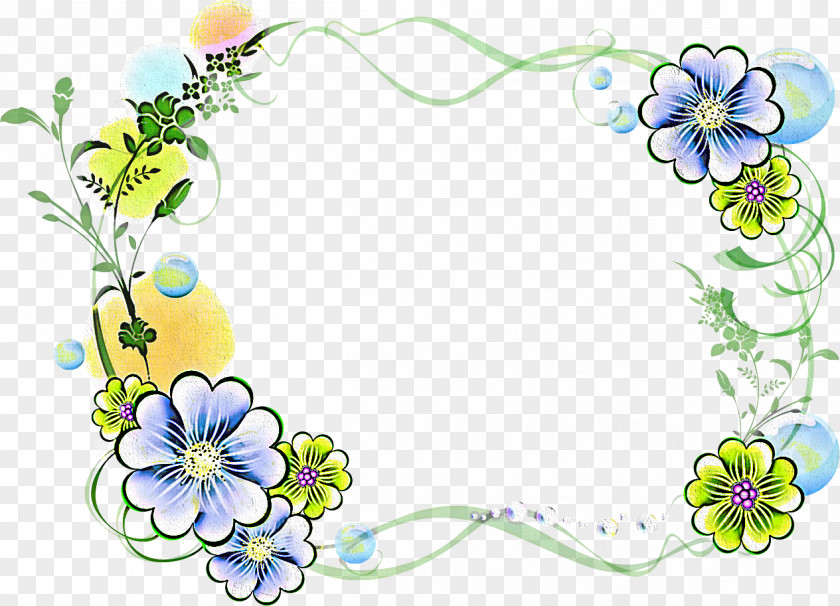 Flower Frame Floral PNG