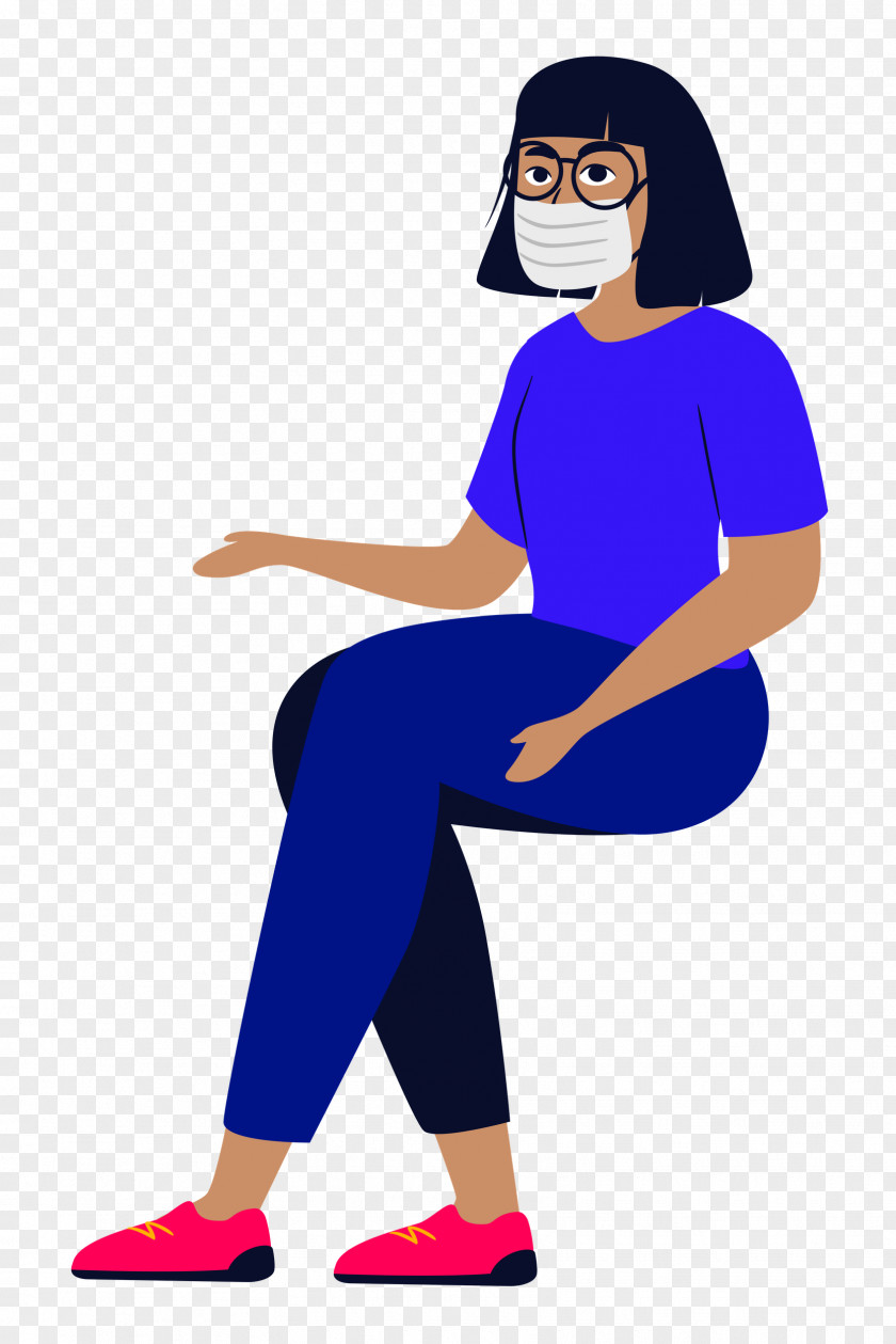Girl With Mask PNG