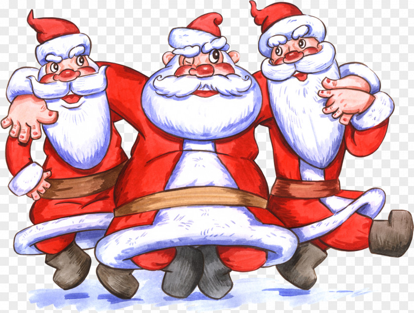 Santa Ded Moroz Claus Christmas T-shirt New Year PNG