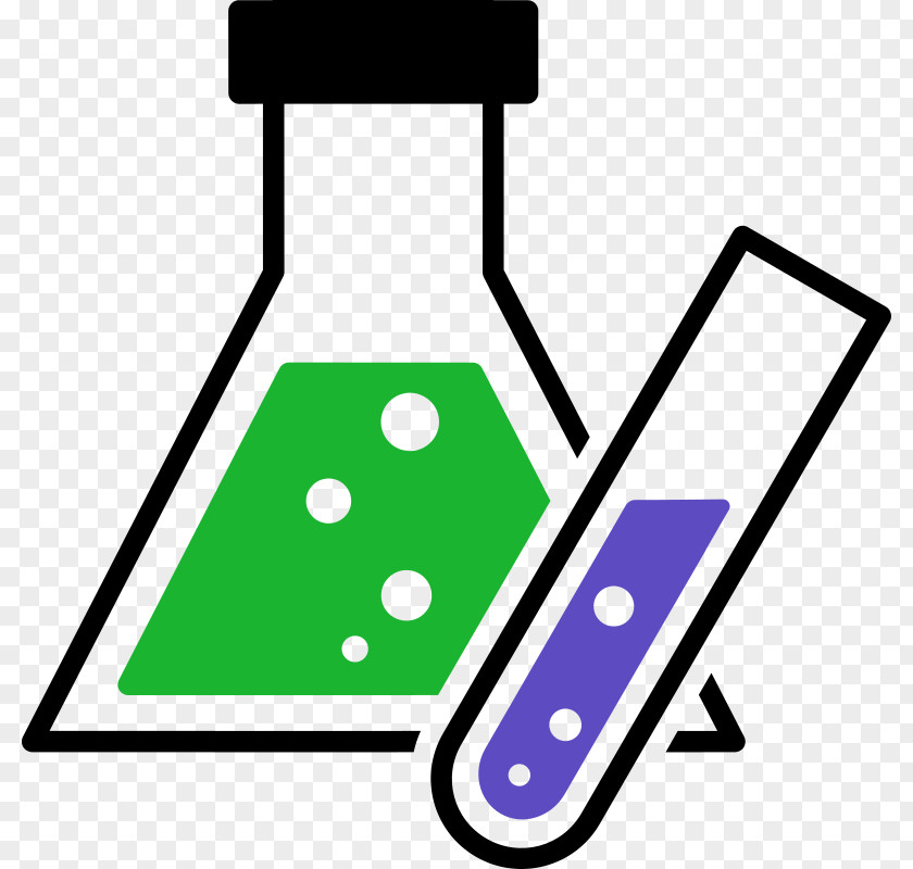 Science Laboratory Flasks Chemistry Erlenmeyer Flask Clip Art PNG