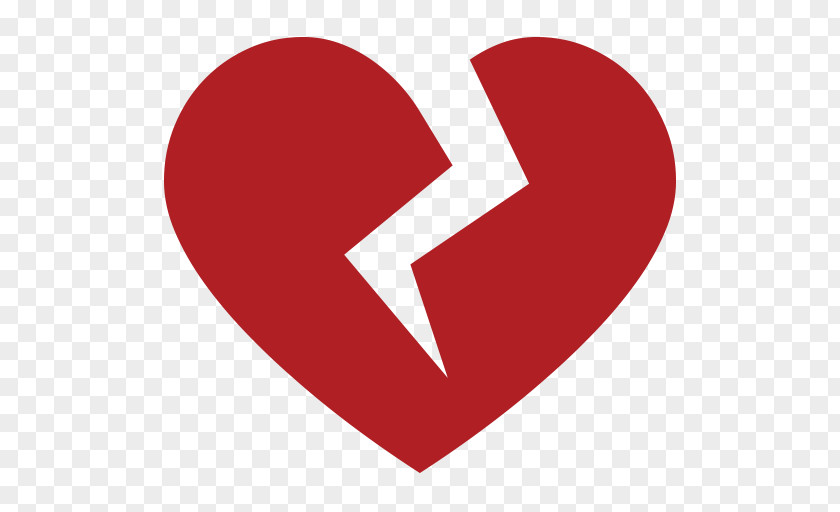 Broken Heart Emoji Symbol Emoticon PNG