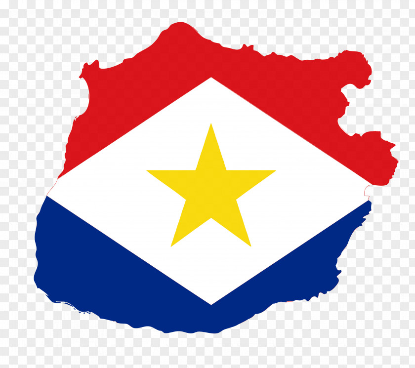 Flag Of Saba Mug Map PNG
