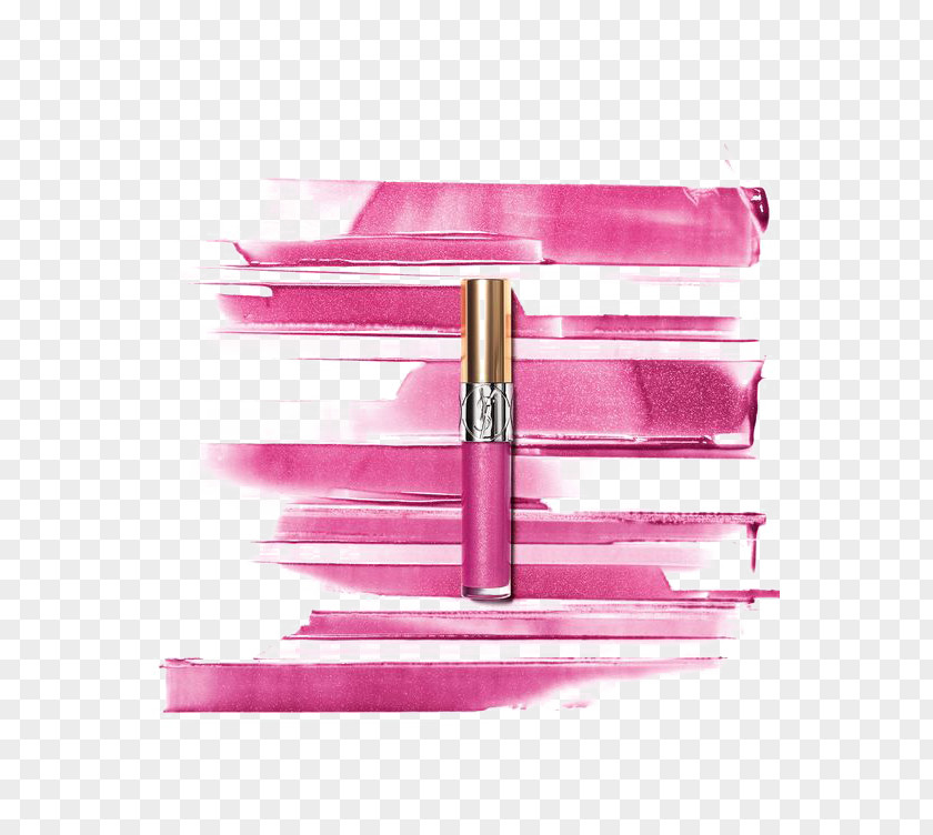 Pink Lipstick Lip Gloss Cosmetics Beauty PNG