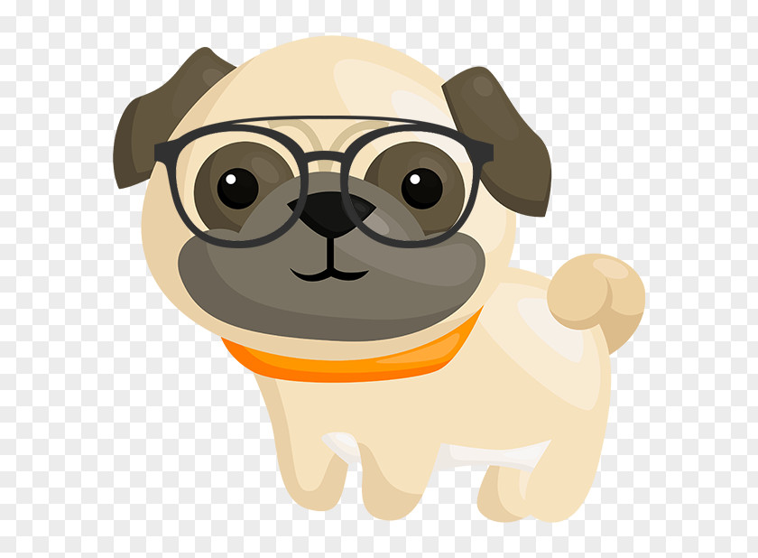 Puppy Pug Dog Breed Sticker Emoji PNG