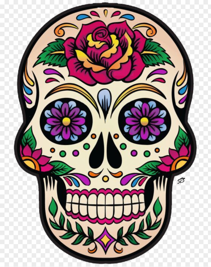 Skull La Calavera Catrina Mexico And Crossbones Day Of The Dead PNG