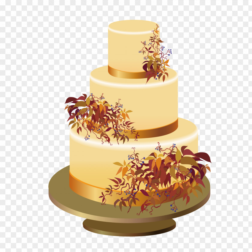 Wedding Cake Common Grape Vine Illustration PNG
