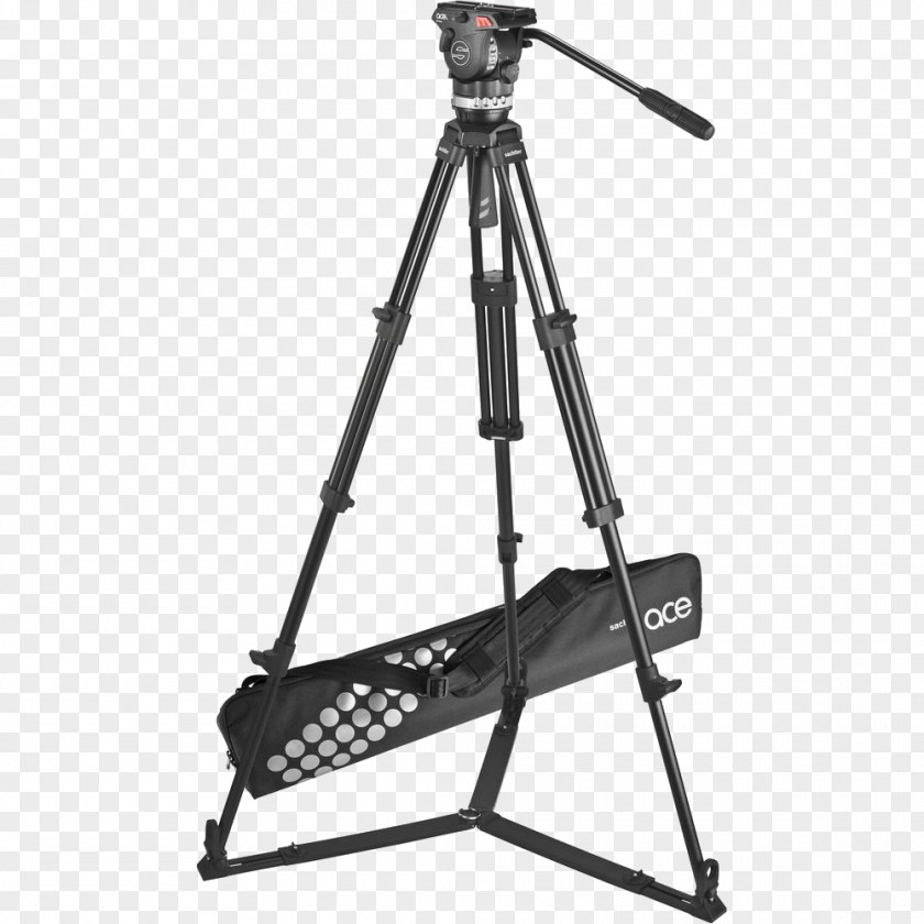 Camera Sachtler 1001 Ace M MS System With Fluid Head Tripod ACE L GS CF Hardware/Electronic PNG