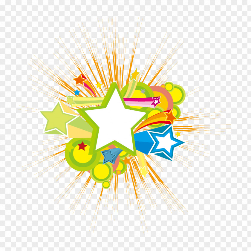 Colored Stars Are Circles Star Euclidean Vector Clip Art PNG
