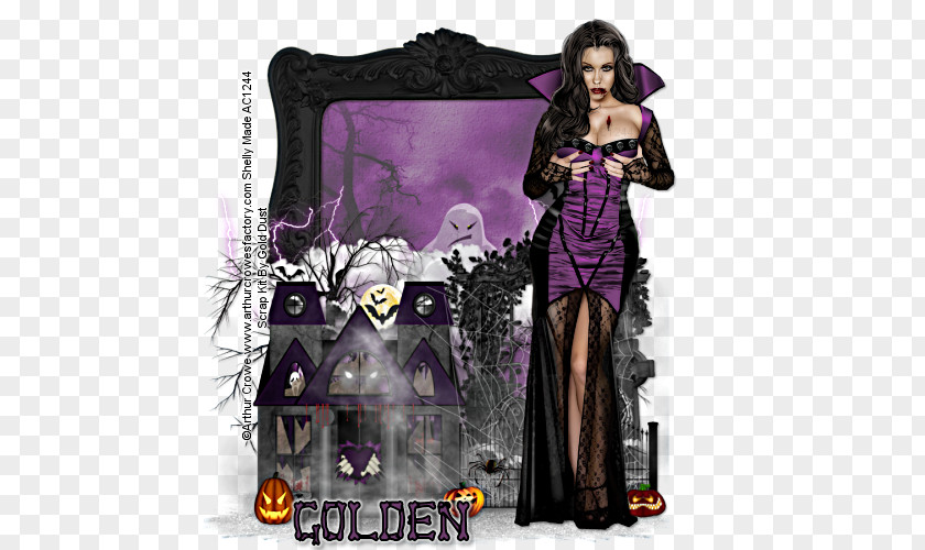 Gold Dust YouTube Purple Violet Halloween Film Series PNG