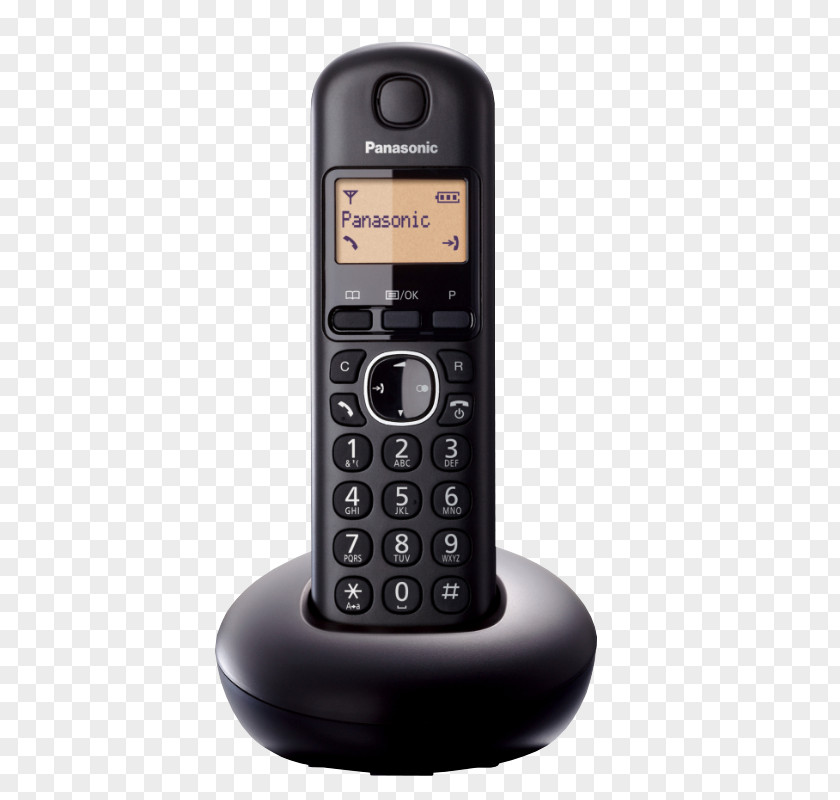 Panasonic Phone Digital Enhanced Cordless Telecommunications Telephone KX-TG1611SPH PNG