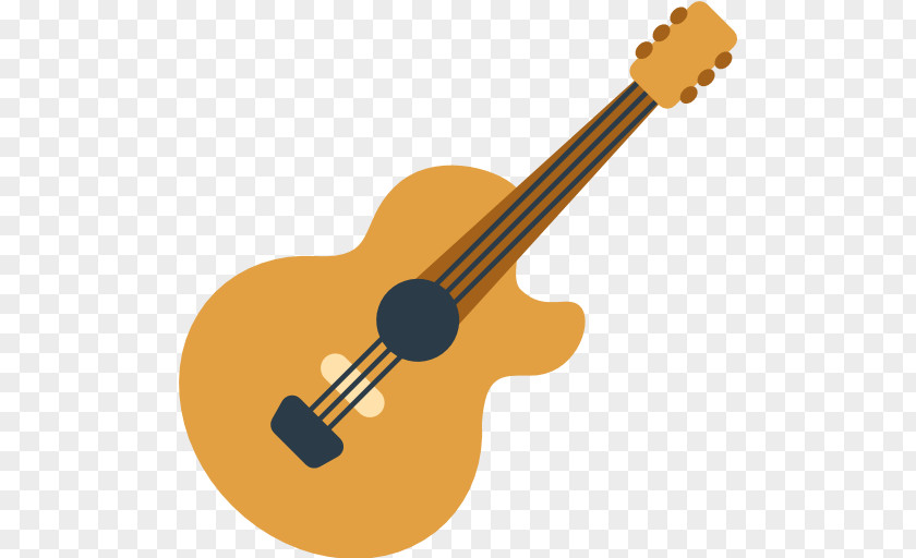 Viber Acoustic Guitar Ukulele Musical Instruments Emoji PNG