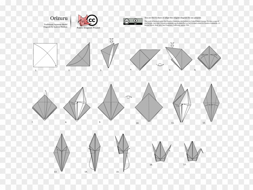 Crane Thousand Origami Cranes Paper Orizuru PNG