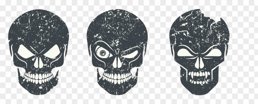 Halloween Skull Cross Illustration PNG