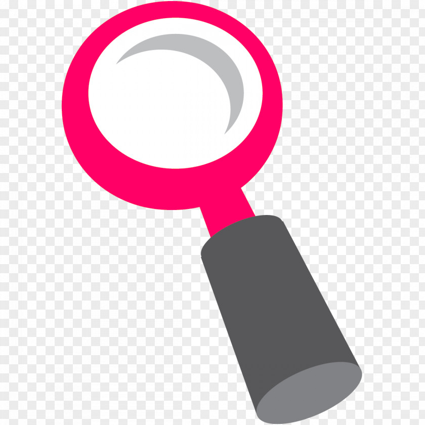 Magnifying Glass Logo Font PNG