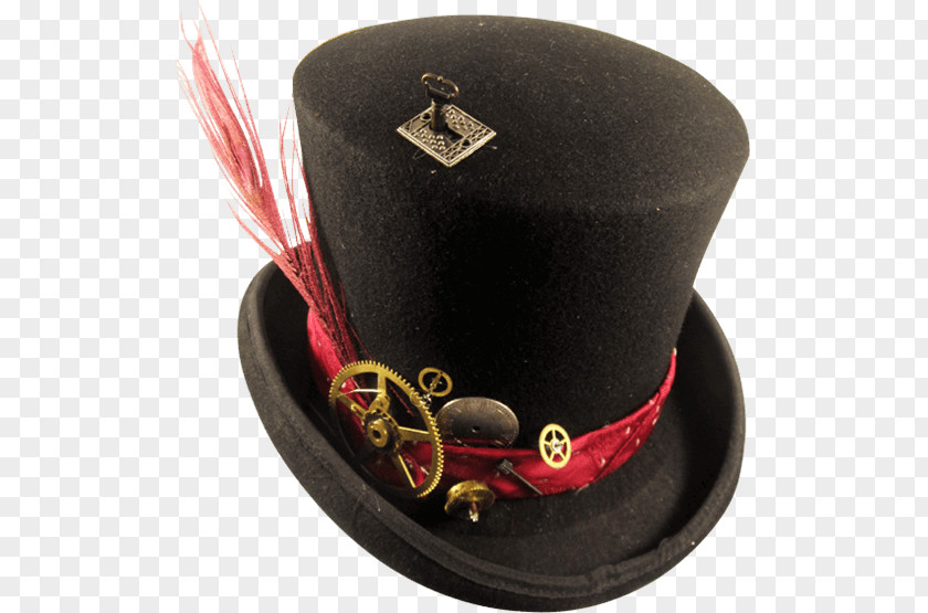 Steampunk Hat Top Formal Wear Mad Hatter PNG
