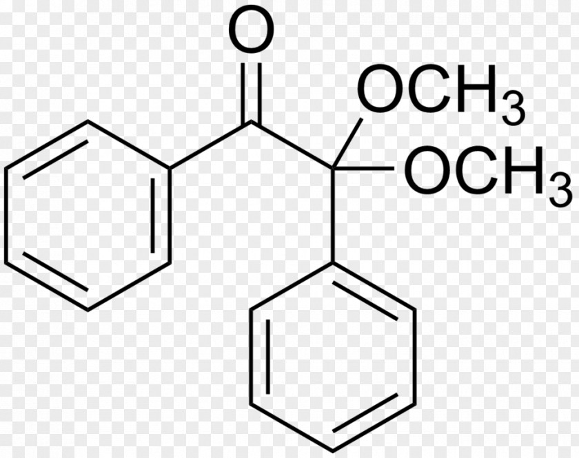 2,2-Dimethoxy-2-phenylacetophenone Photoinitiator Radical Initiator Paper PNG