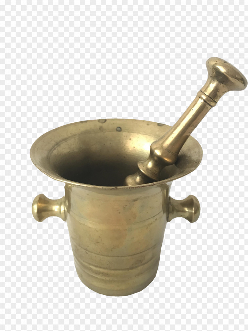 Brass Mortar And Pestle Apothecary Pharmacy PNG