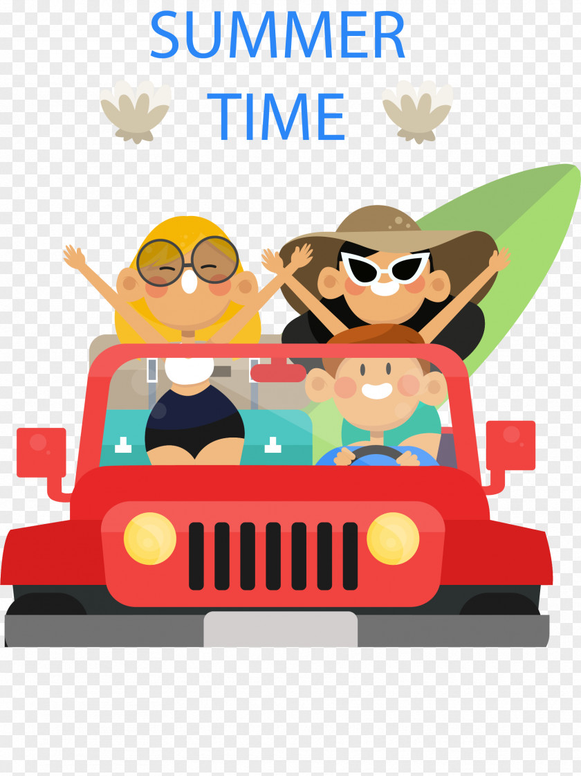 Cartoon Scenery Vector Graphics Image Stock Illustration Car PNG