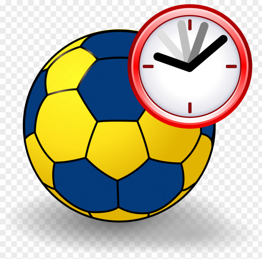 Handball Clock Clip Art PNG