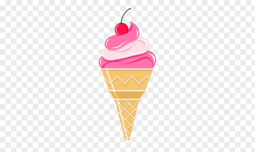 Ice Cream Neapolitan Strawberry Pop PNG