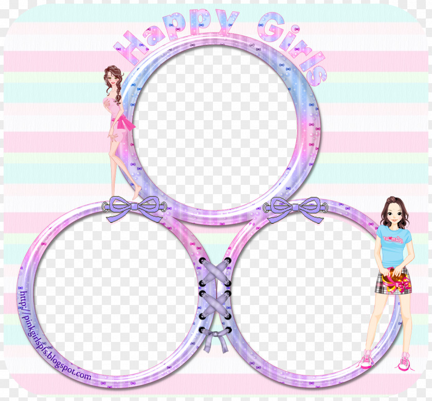 Jewellery Body Line Pink M Font PNG