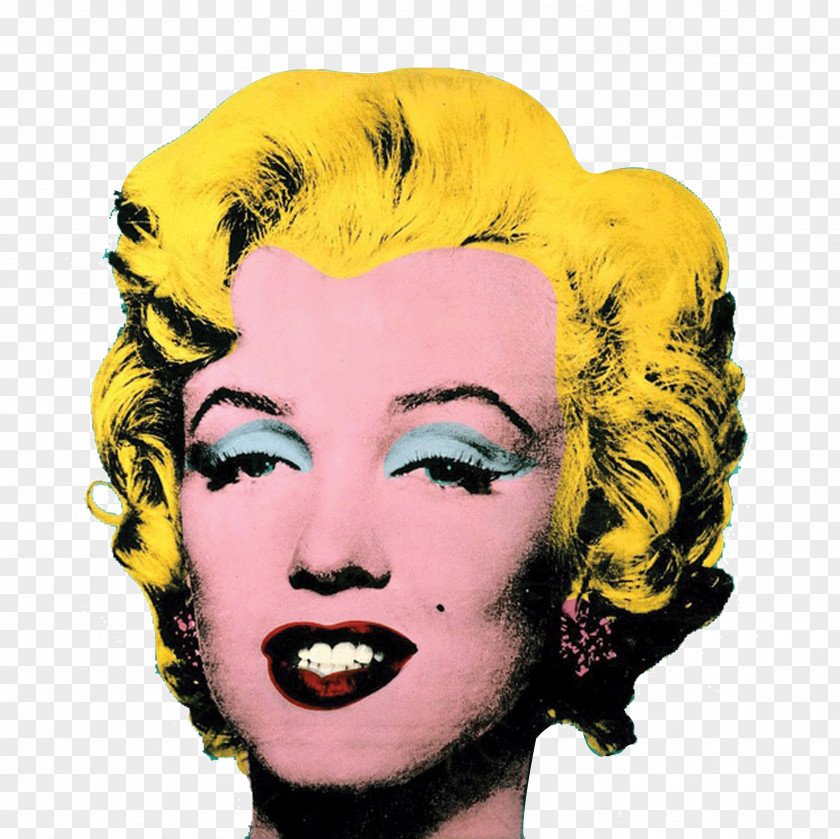 Pope Marilyn Monroe Gold The Andy Warhol Museum Campbell's Soup Cans Screen Printing PNG