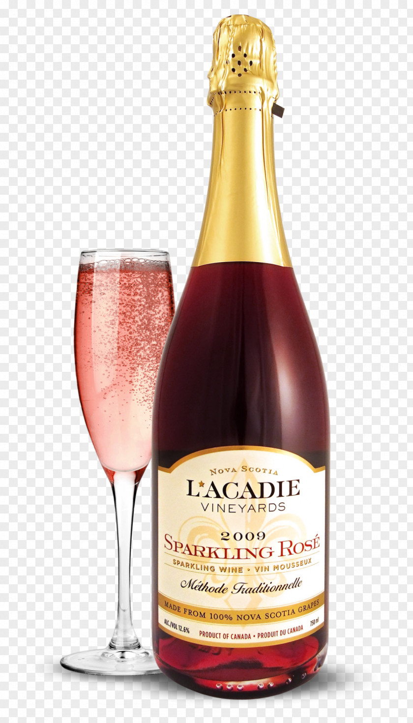 Champagne Sparkling Wine L'Acadie Vineyards Rosé Dessert PNG