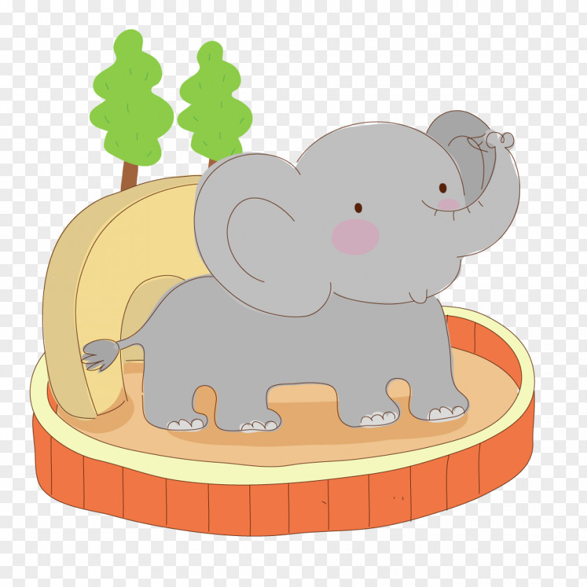Elephants Elephant Wuppertal Zoo Illustration Vector Graphics PNG