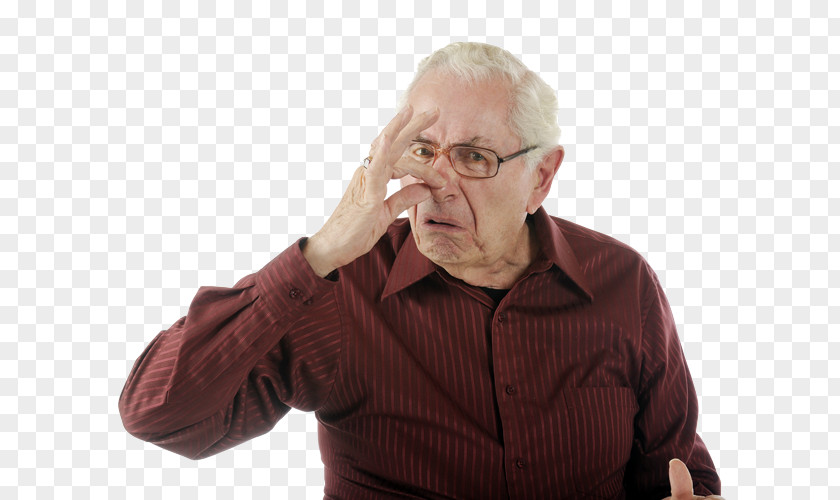 Man Old Age Odor Person Smell Olfaction PNG