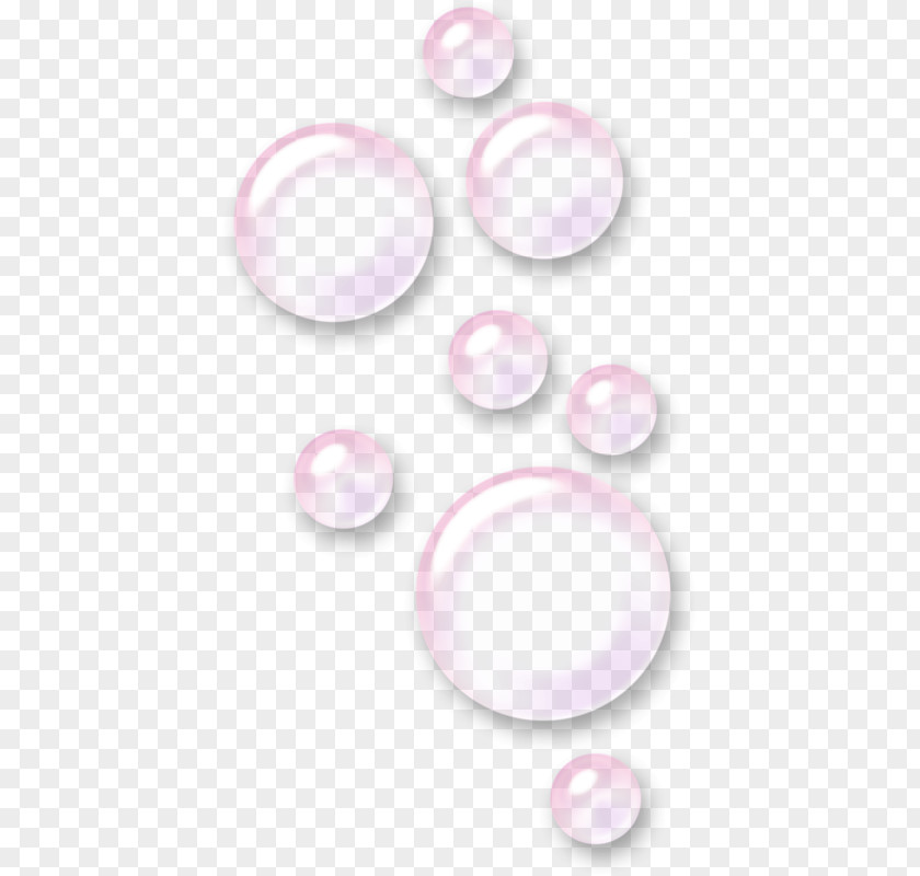 Pink Bubble Foam Pattern PNG