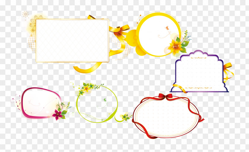 Simple Art Border Cartoon Animation Download Computer File PNG