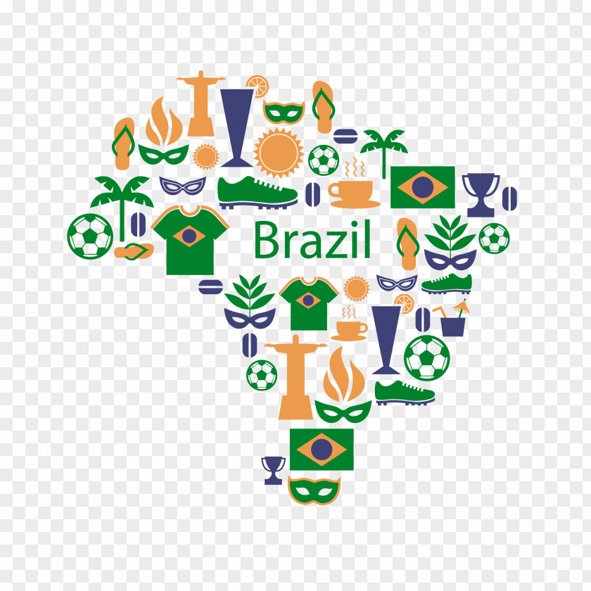 South America Map Brazil Euclidean Vector PNG