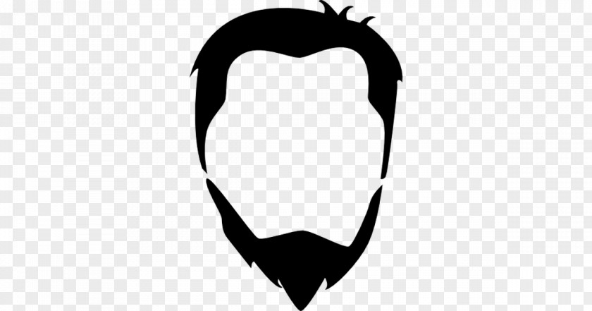 Beard Logo Silhouette Hair PNG