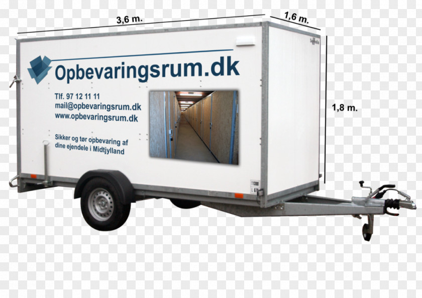 Car Opbevaringsrum.dk Trailer Renting Motor Vehicle PNG