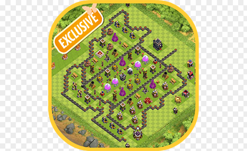 Clash Of Clans Maps Base Defence Android PNG