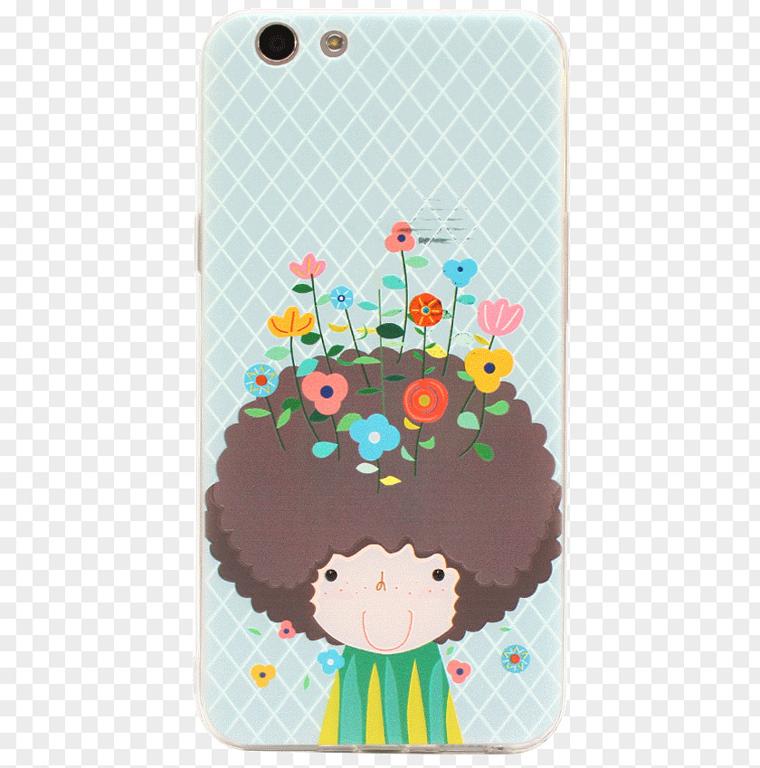Flower Boy Animal Mobile Phone Accessories Turquoise Phones IPhone PNG