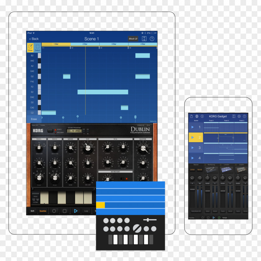 Iphone Computer Software KORG Gadget PNG