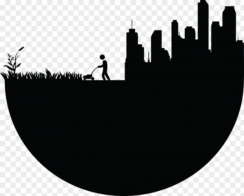 Old City Earth Silhouette Clip Art PNG