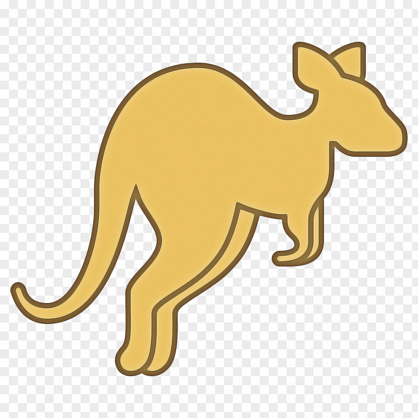 Wildlife Animal Figure Kangaroo Cartoon PNG