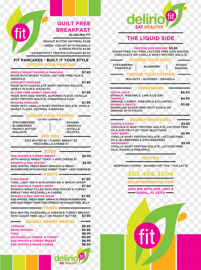 Deliver The Take Out Line Brochure PNG