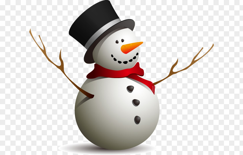 Cute Cartoon Snowman Pattern Santa Claus Christmas Royalty-free PNG