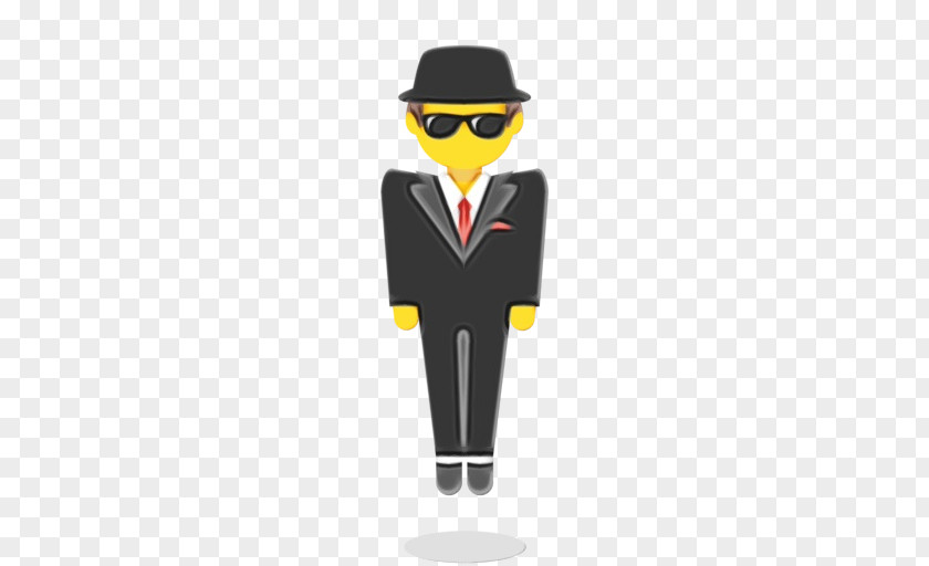 Formal Wear Suit Emoji Background PNG