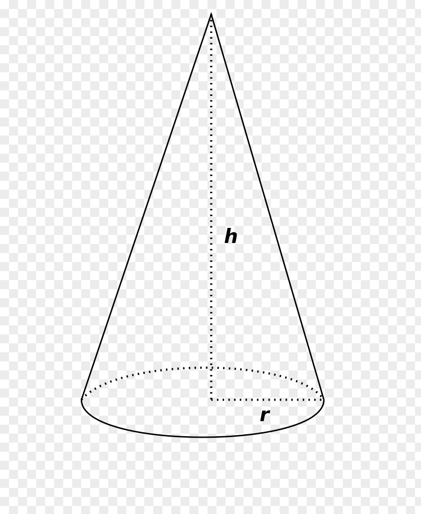 Geomentry Cone Solid Geometry Mathematics Of Revolution PNG