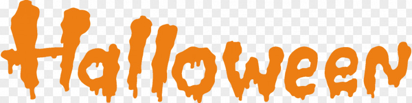 Logo Hand Halloween Font Happy PNG