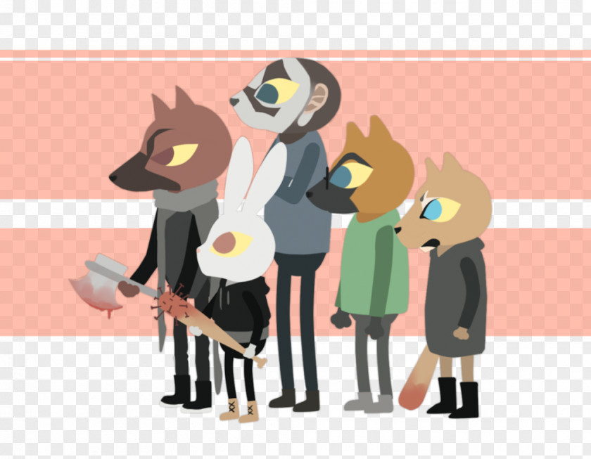 Night In The Woods Art Character Fan Illustration Flemish Giant Rabbit PNG