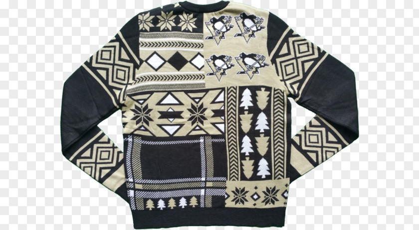 Pittsburgh Penguins Sweater Crew Neck Outerwear Christmas Jumper Los Angeles Kings PNG