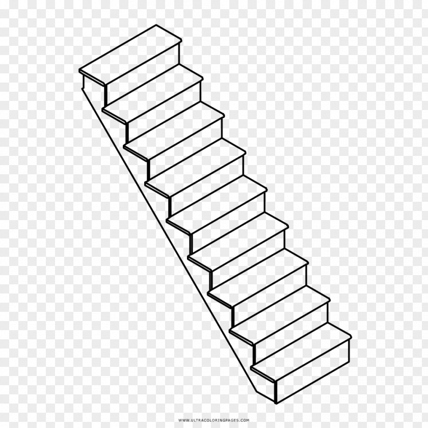 Prints Clipart Drawing Stairs Line Art PNG