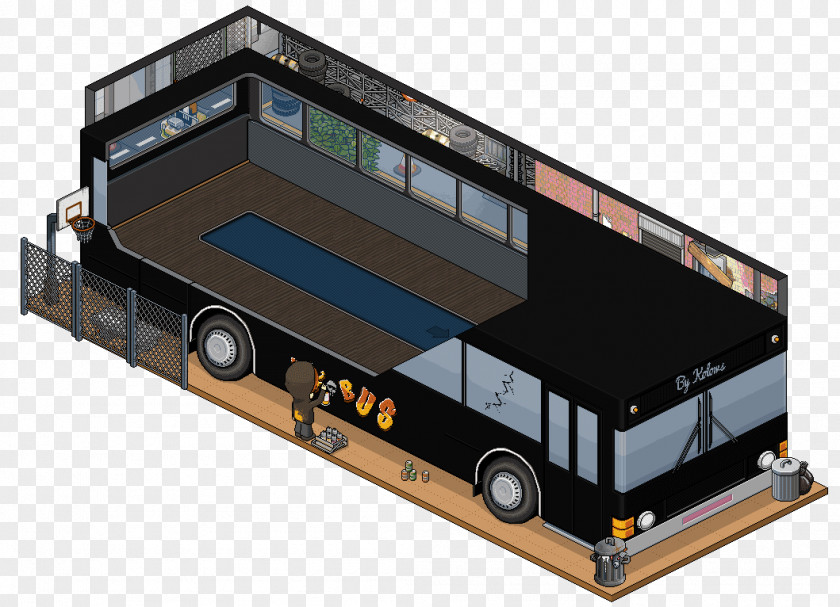 Reception Habbo Game Bus Mode Of Transport Lightpics PNG
