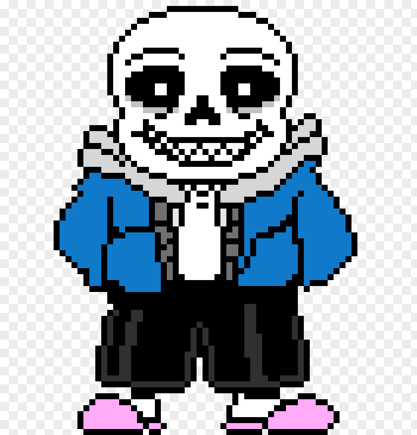 Sprite Undertale Sans. Pixel Art PNG